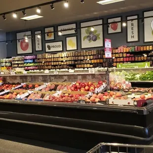 a woman shopping in the produce section