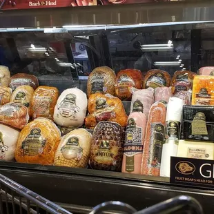 a variety of cheeses