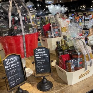 a variety of food items