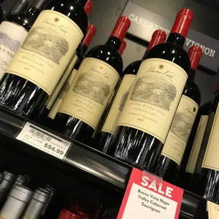 bottles of wine for sale
