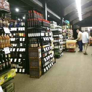 people shopping for wine