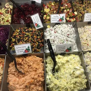 Quinoa! Beets! Tuna salad! Ham salad!