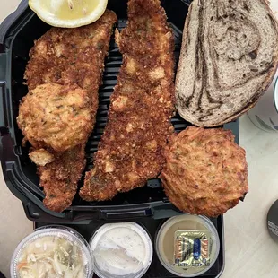Walleye fish fry dinner ($15.99)