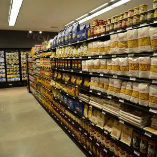 a grocery aisle