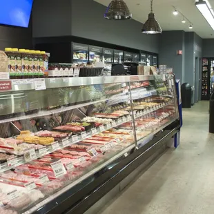 the inside of a grocery store