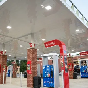 a gas station