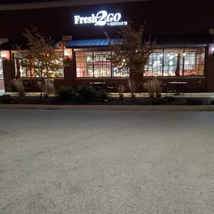 the front of the store