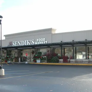 the front of the store