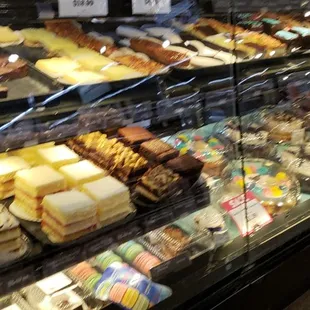 a variety of desserts