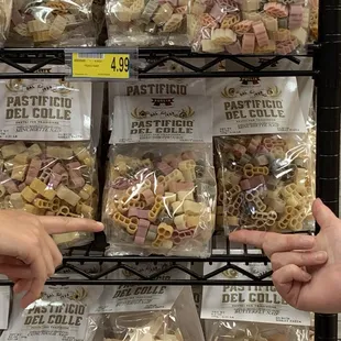 Pasta (look closely)