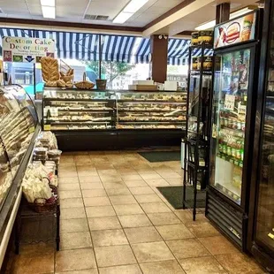 a view of a grocery store