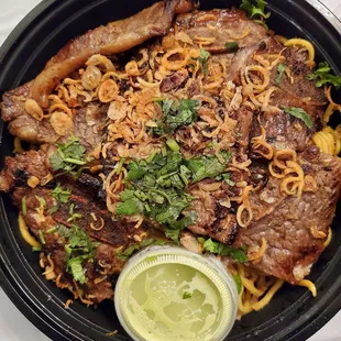 #5 shorty thick $20. Perfectly cooked beef short ribs, medium. Large shareable portion for two.