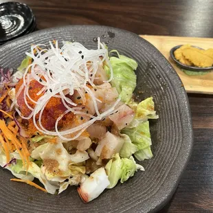 Sashimi salad