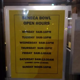 Clearly says they close at 1 am on Friday. Yet they closed at 11 pm.
