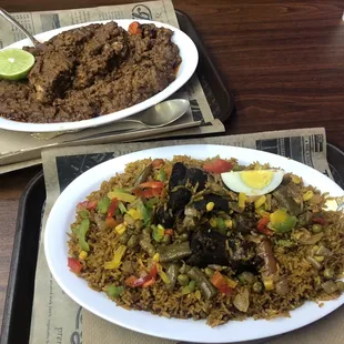 Thiebou Yapp (foreground) and Kunde? (background)
