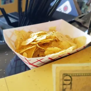 Complementary chips, nice