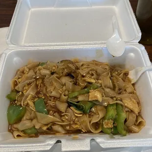 Drunken noodles