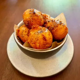 Beignets - pine nut, blue cheese, truffle honey