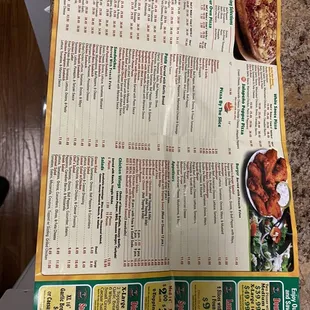 Menu pages 2-3