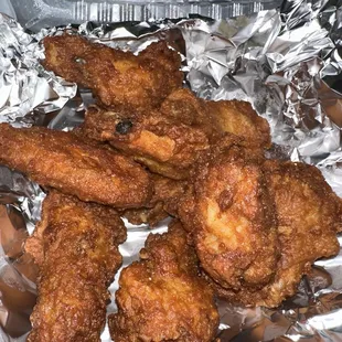 Honey garlic chicken wings