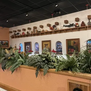I love the decorations here