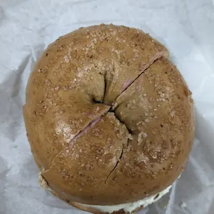 Cinnamon and Sugar Bagel
