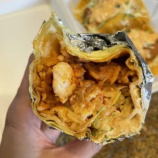 Grilled Shrimp Burrito