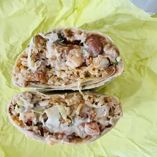 Shrimp Burrito--consistently delish!