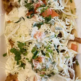 Fish tacos--amazing!!