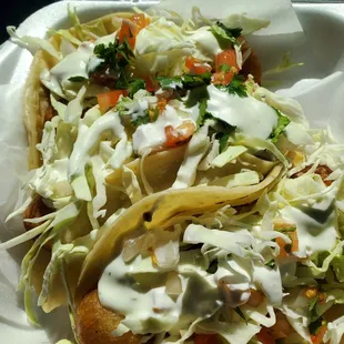 3 fish taco plate