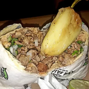 Carne Asada Burrito