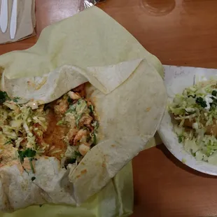 Grilled Shrimp Burrito