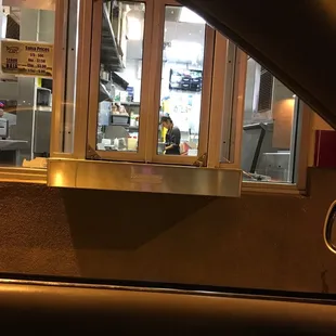Drive thru window