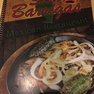 Cover of menu