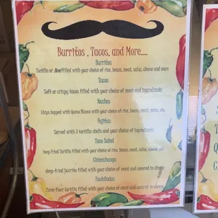 Description of the items they offer.