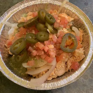 I hate to make assumptions but I do believe I got served canned chicken.