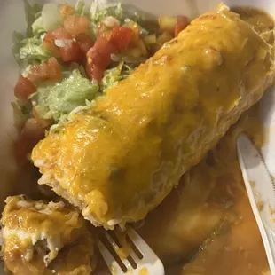 Deluxe Rice and Beans Burrito