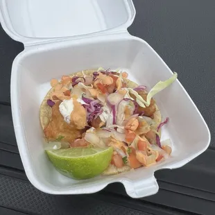 Delicious Baja Fish Taco