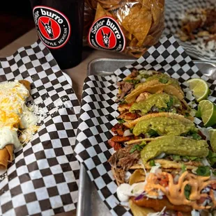 Street Tacos. Freshly handmade corn tortillas