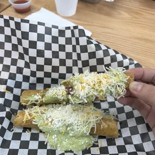 3 Rolled Tacos