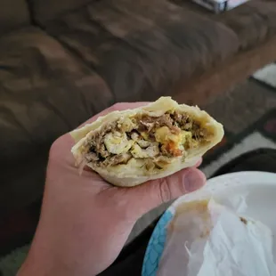 Outstanding Machaca  burrito