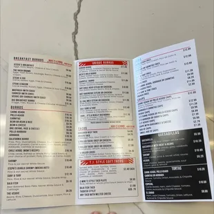 Menus