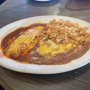Cheese enchiladas