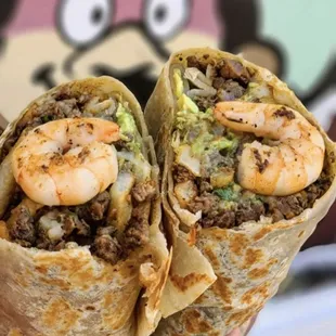Surf n Turf Burrito