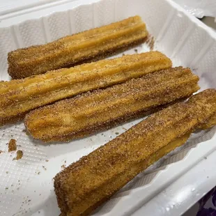 Churro was very good but warning this isn&apos;t a classic one but cream filled center 4/5