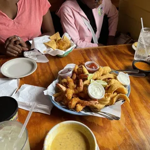The is the 20 piece Botana it fed us just fine!!! Best fried fish!!!