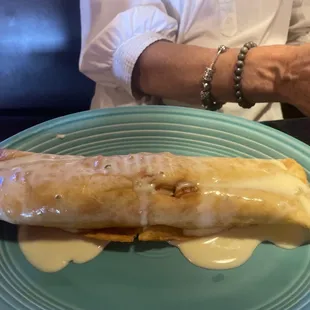 Chimichanga grilled