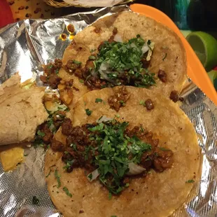 Taco special with al pastor