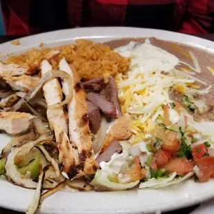 Lunch fajitas