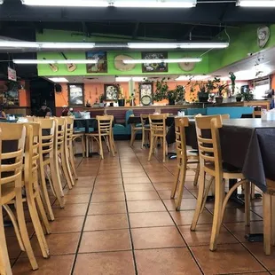 the interior of a restaurant
